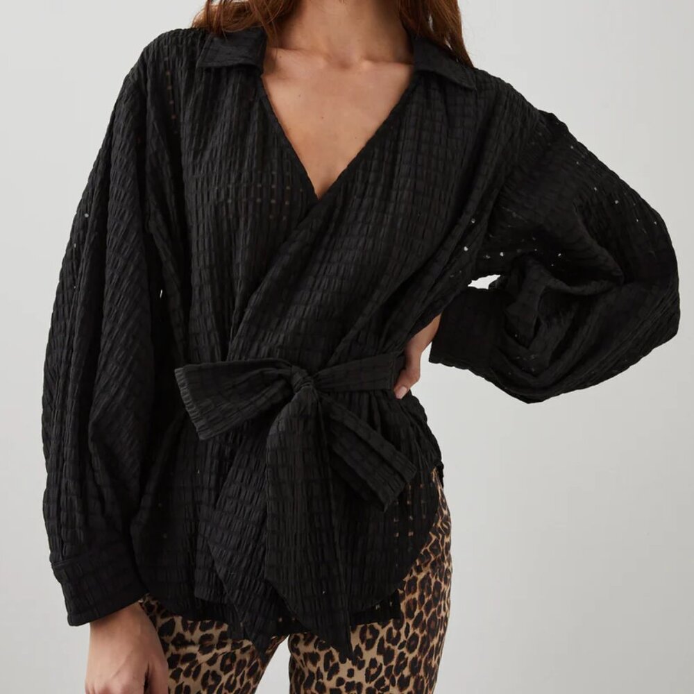 Eileen Woven Button-Up